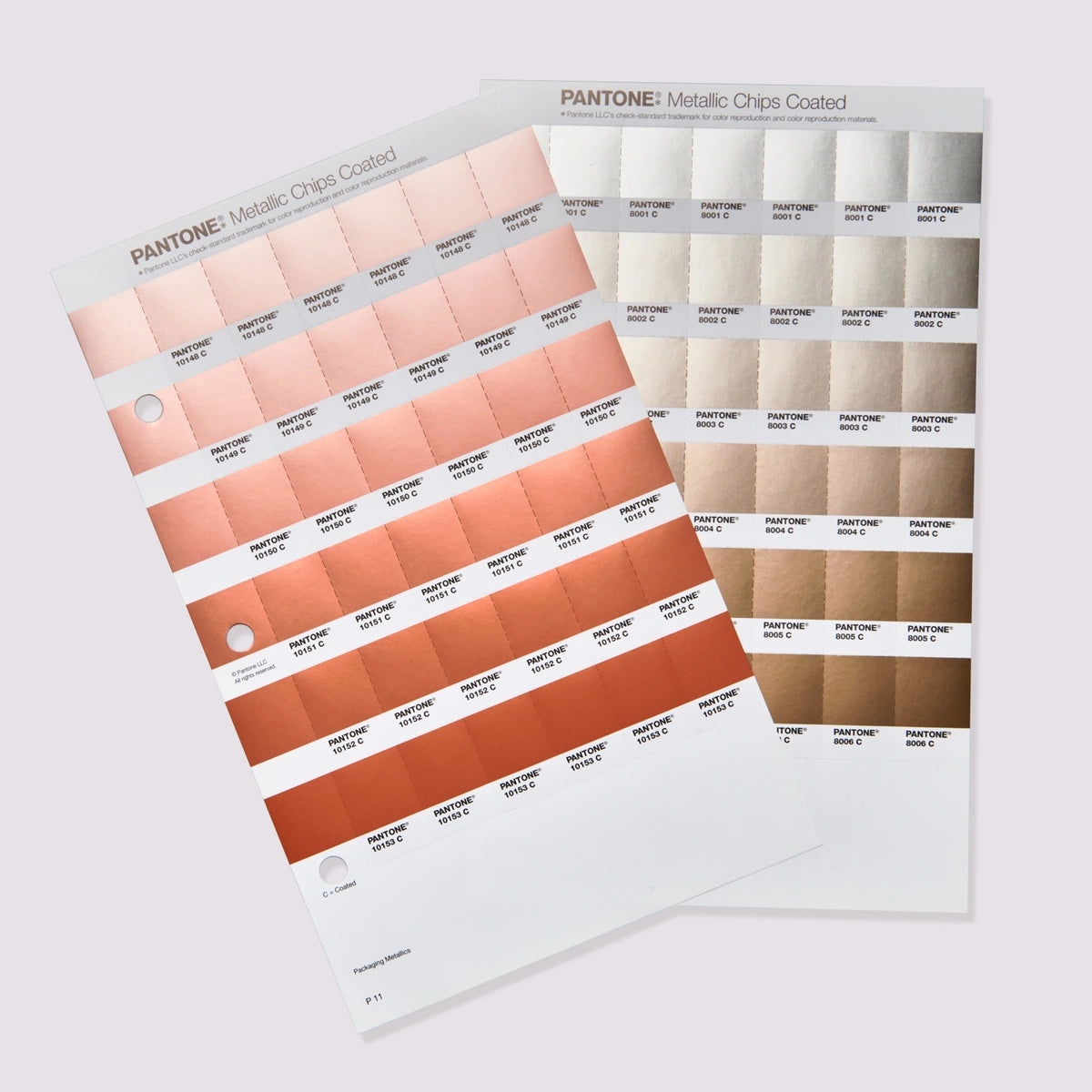 PANTONE METALLIC CHIPS BOOK