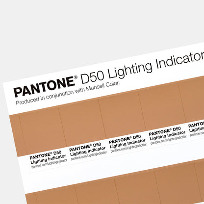 PANTONE LIGHTING INDICATOR STICKERS D50