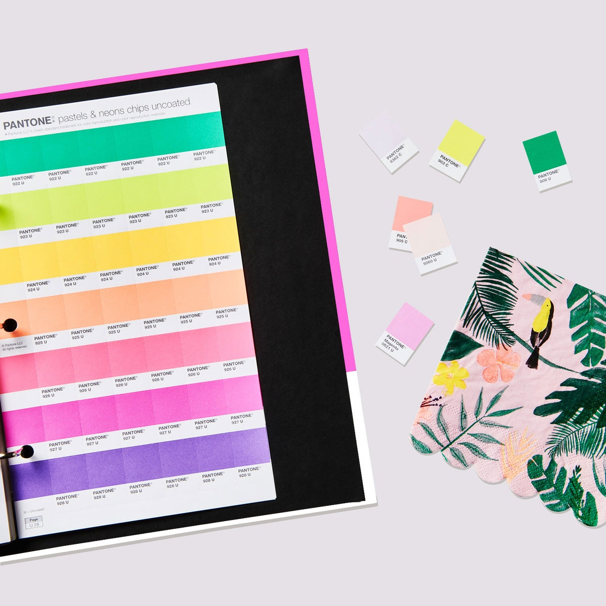 PANTONE PASTELS & NEONS CHIPS | COATED & UNCOATED